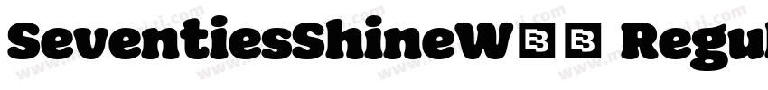SeventiesShineW00 Regular字体转换